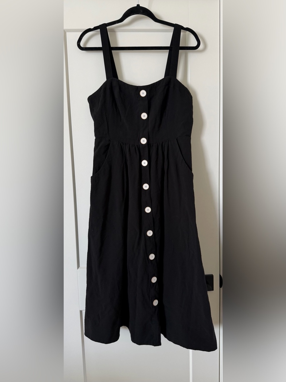 Anthropologie Maeve NWT Rosemary Midi Dress - Button Front w/Pockets - size 14